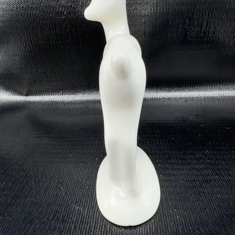 Vintage CALIFORNIA Pottery Metlox Baby Deer Fawn Figurine White Hand Made‎ VTG